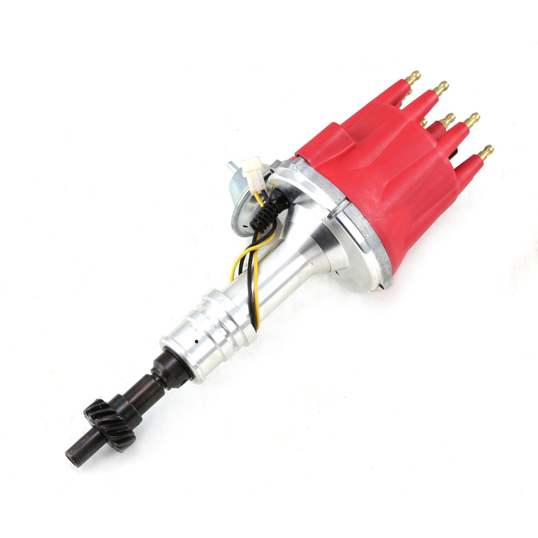 Ford 351C 460 8020 Series Pro Billet Ready to Run Distributor w/ Vacuum [Red]