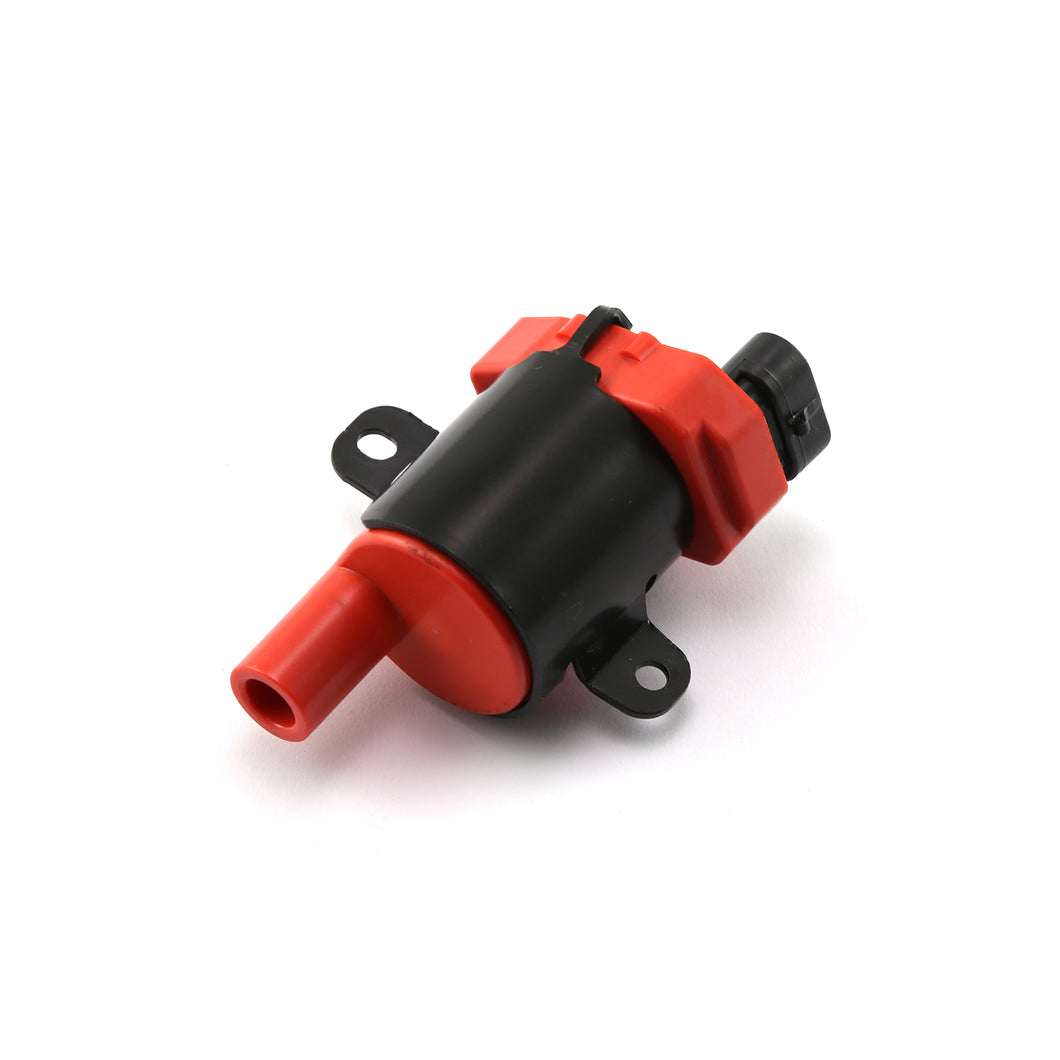 Chevy Gm LS1 LS6 12V High Output E-Poxy Ignition Coil Red [Square D585]