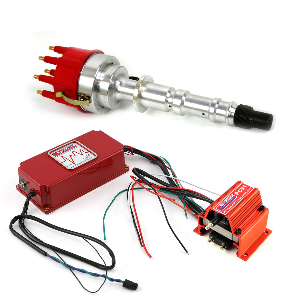 Chevy 348 409 Pro Billet Aluminum Distributor 6AL CDI Ignition & Coil Kit