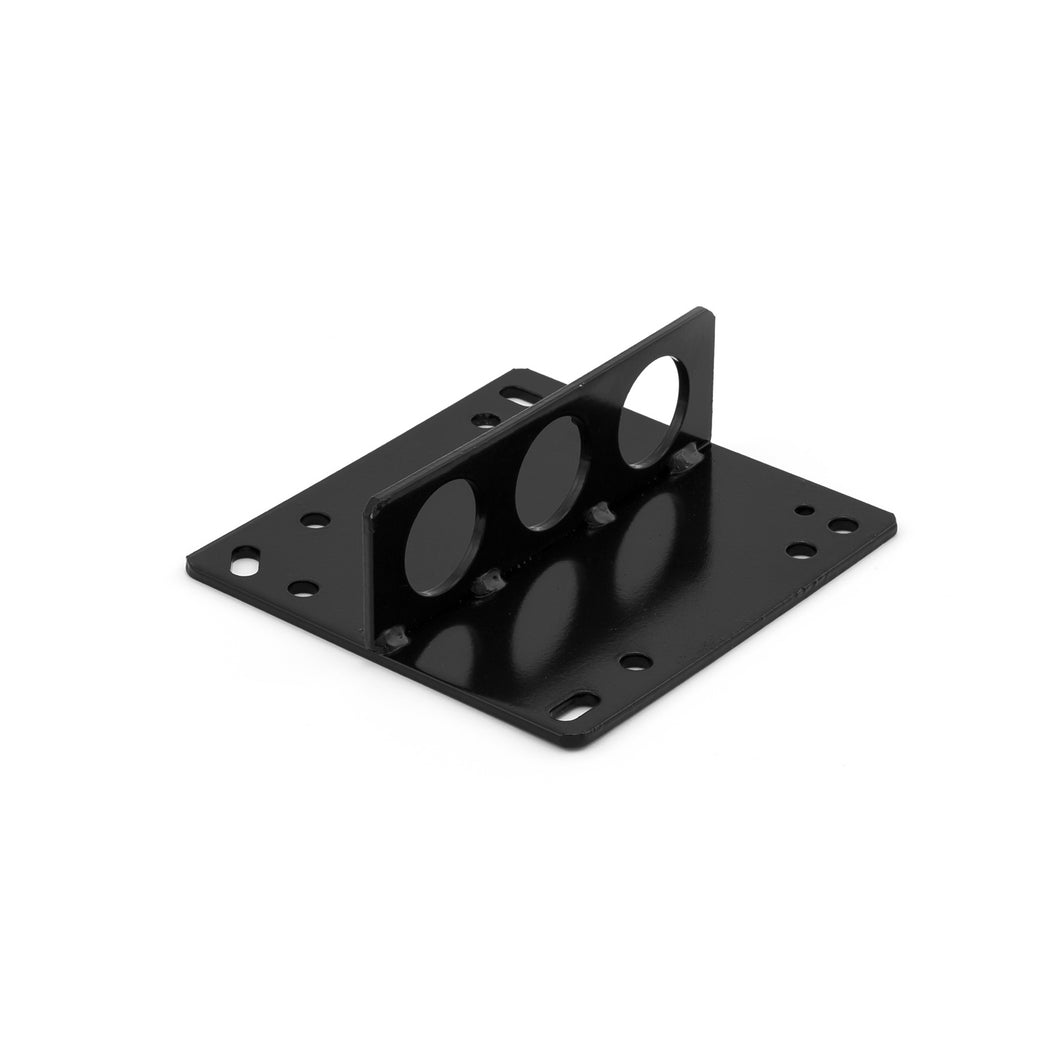Universal 4 Barrel Intake Manifold Steel Engine Lift Plate - Black
