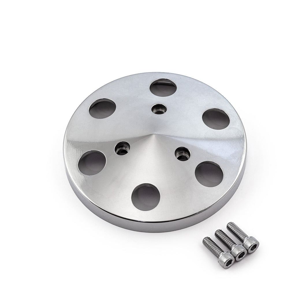 Air Conditioner Polished Billet Aluminum Clutch Cover