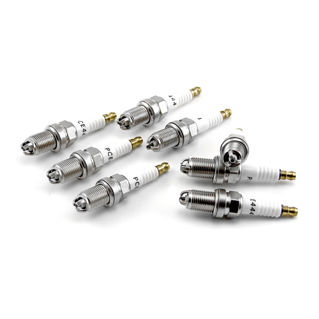 Racing Copper Core Gasket Seal Triple Electrode Spark Plugs (Qty. 8)