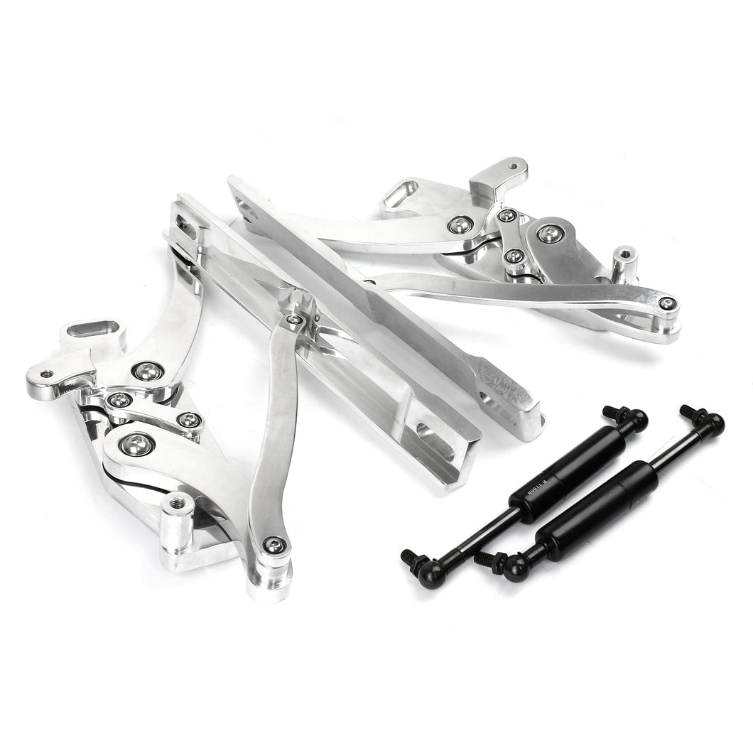1967 - 69 Camaro Billet Aluminum Hood / Bonnet Hinges Set