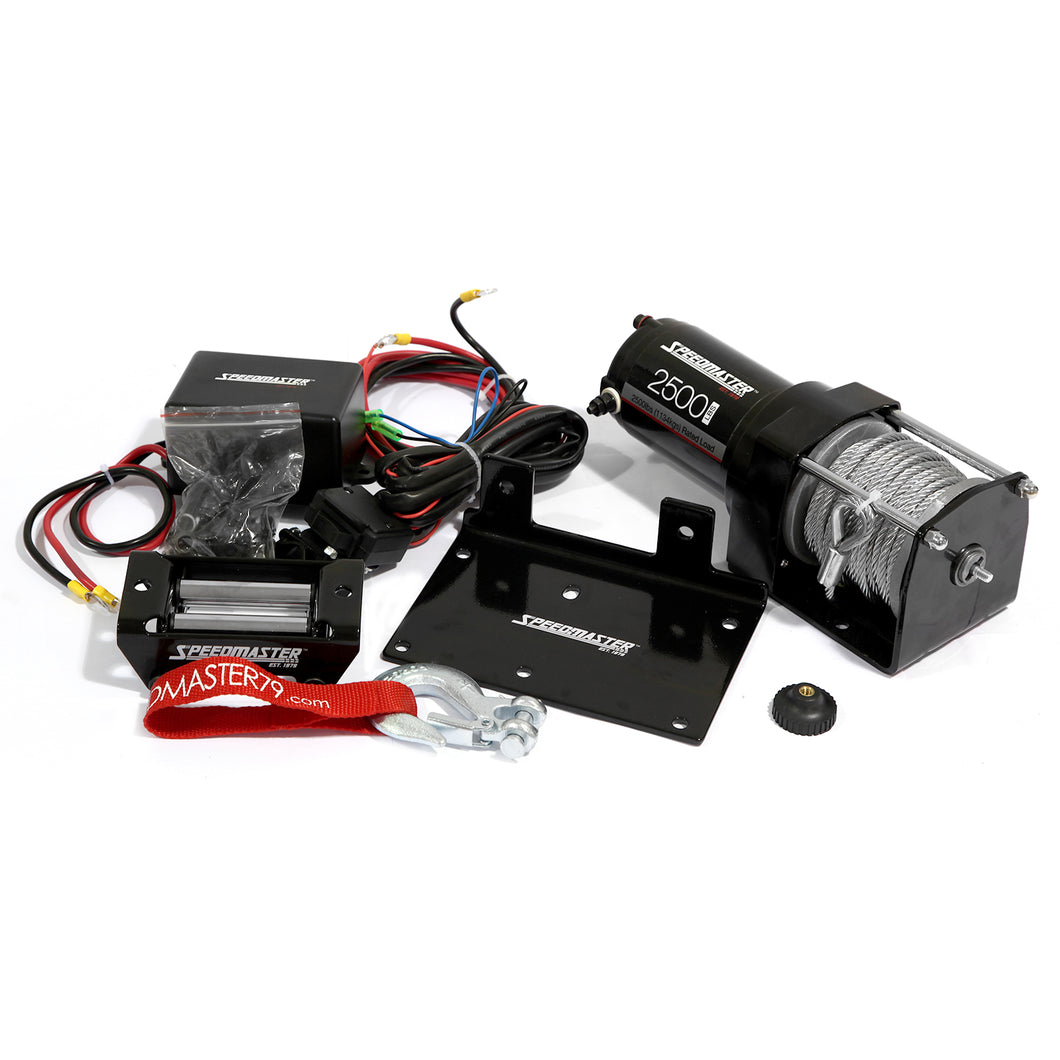 2500lbs / 1130kgs 12V Electric ATV Winch Kit w/ Remote Switch