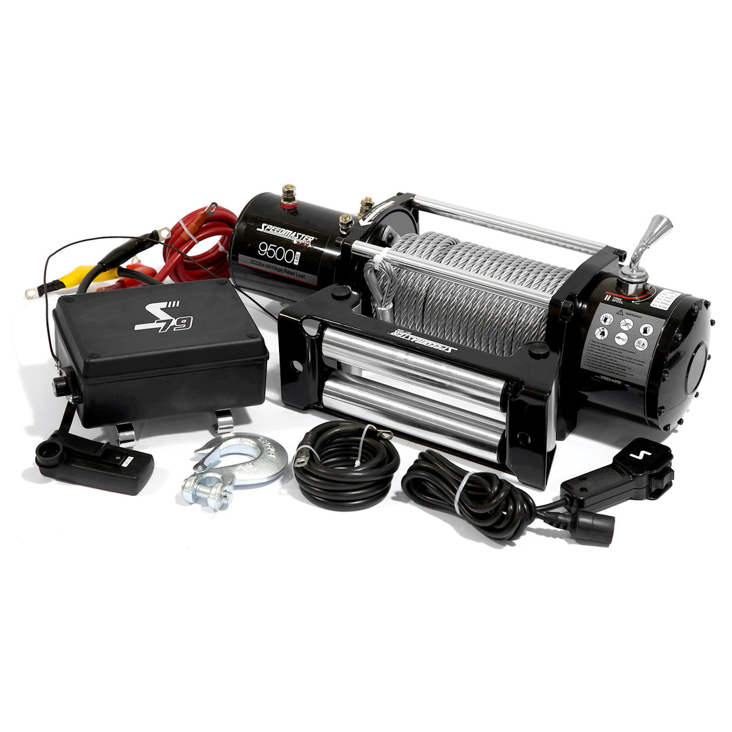 9500lbs / 4310kgs 12V Electric 4wd Winch Kit w/ Wireless Remote Control