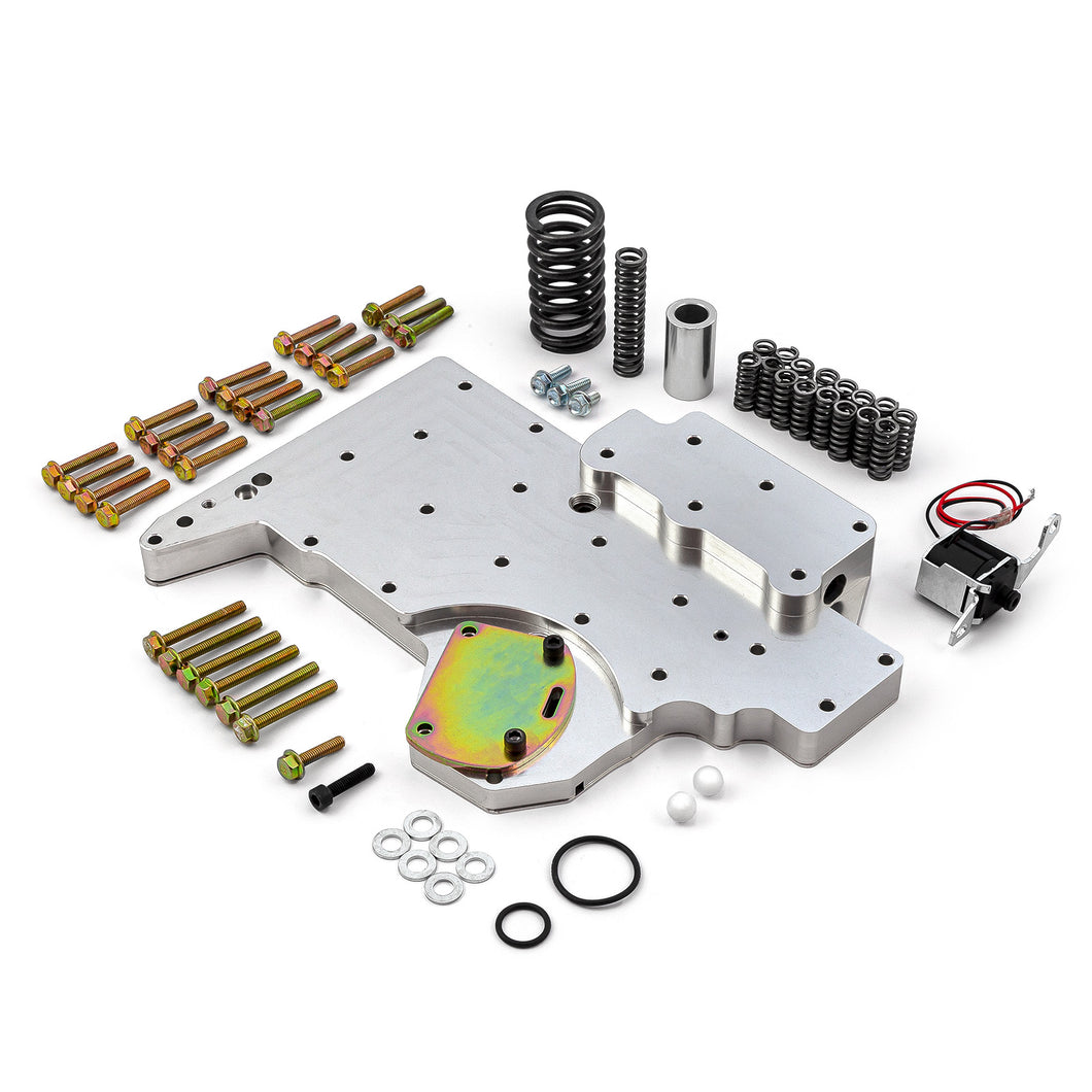 GM 4L80 Transmission Billet Aluminum Full Manual Valve Body - Silver