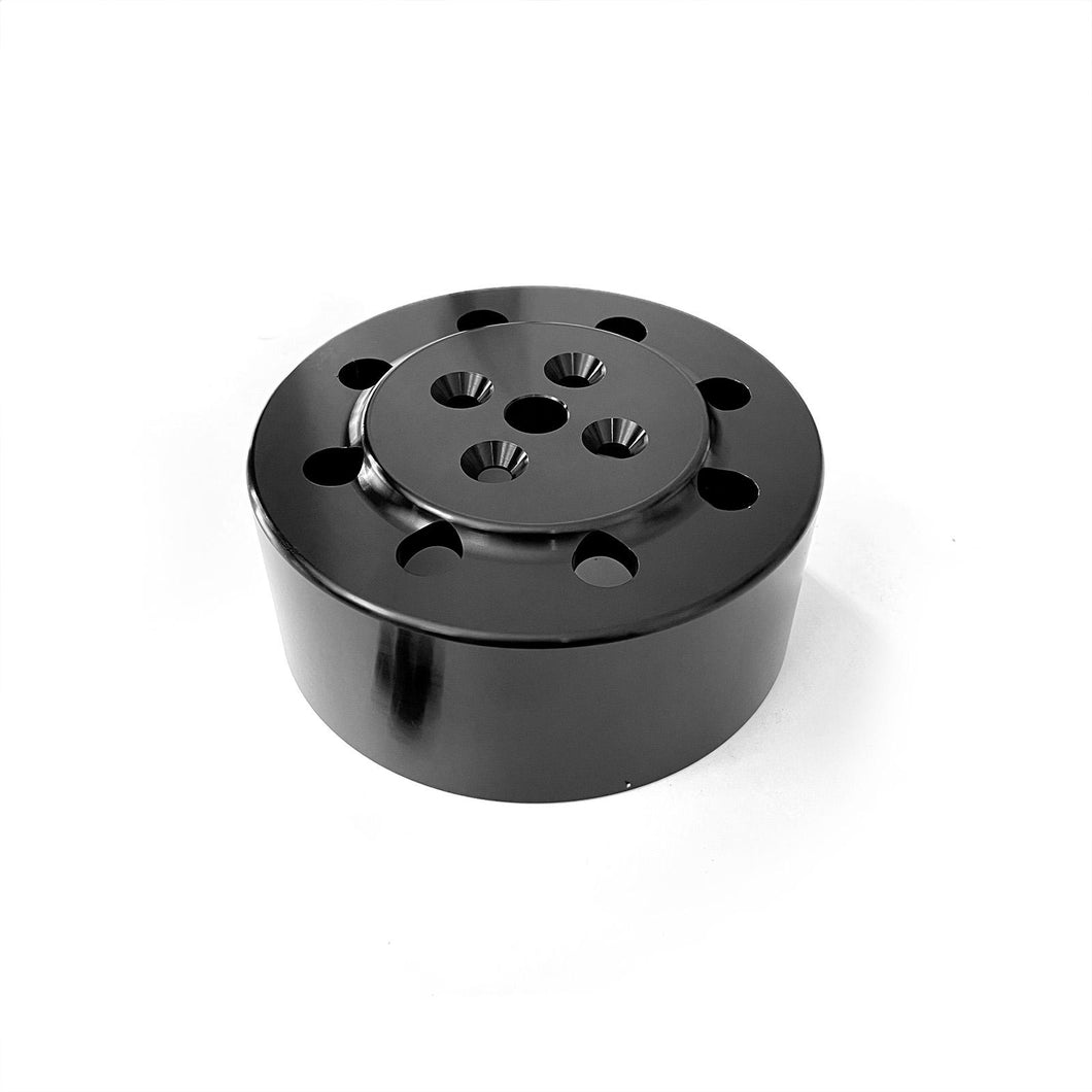 Chevy GM LS Billet Aluminum Water Pump Pulley [Black]