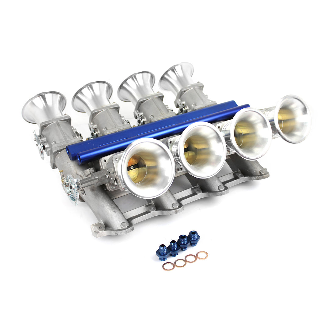 Ls1 Stack Intake Chevy GM LS1 Sidedraft EFI Stack Intake Manifold System Complete Satin ...
