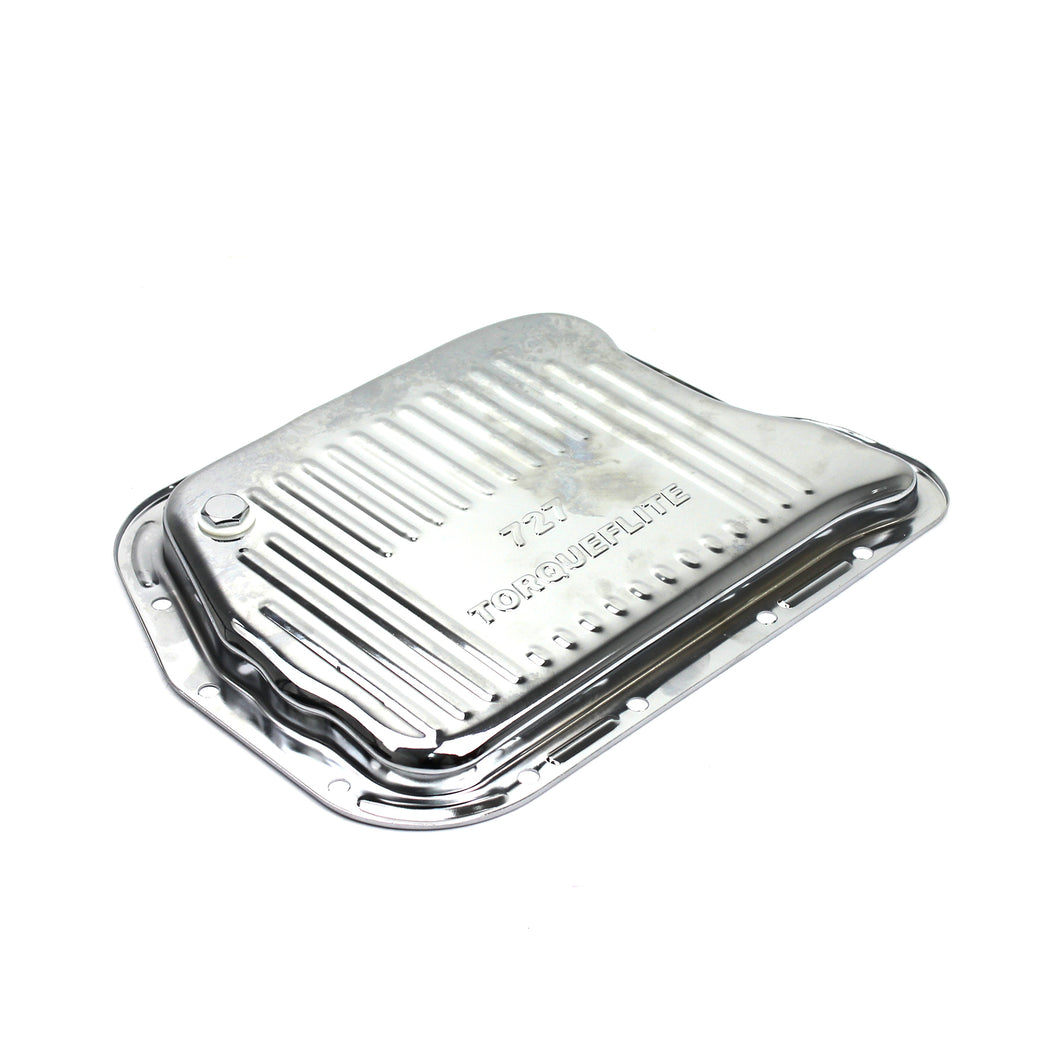 Chrysler Torqueflite 727 Transmission Oil Pan Chrome Plain (No Drain Plug)