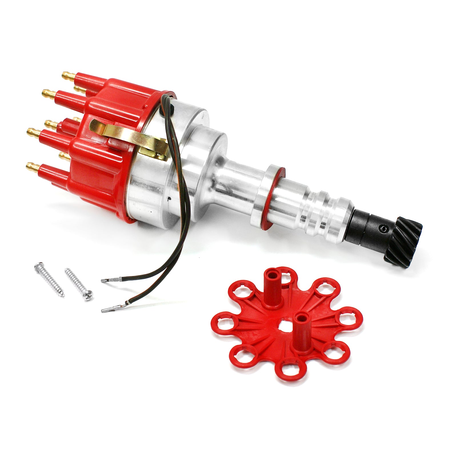 Holden 253 304 308 Race Pro Billet Aluminum Distributor - Red Cap ...